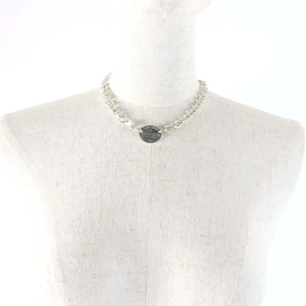 TIFFANY Silver Necklace - Picture 3 of 9
